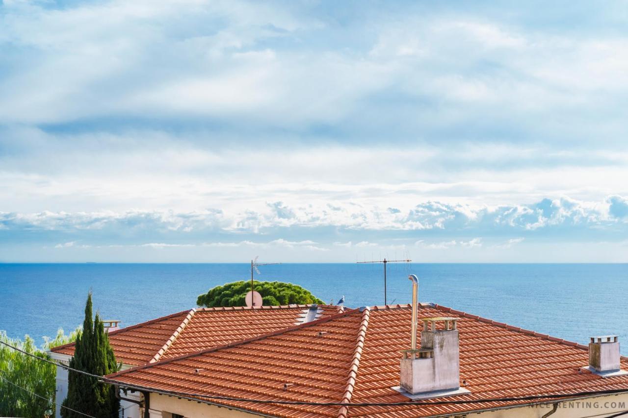 Nice Renting - Maeterlinck - Idyllic Luxury Retreat In Cap De Nice Sea View Bagian luar foto